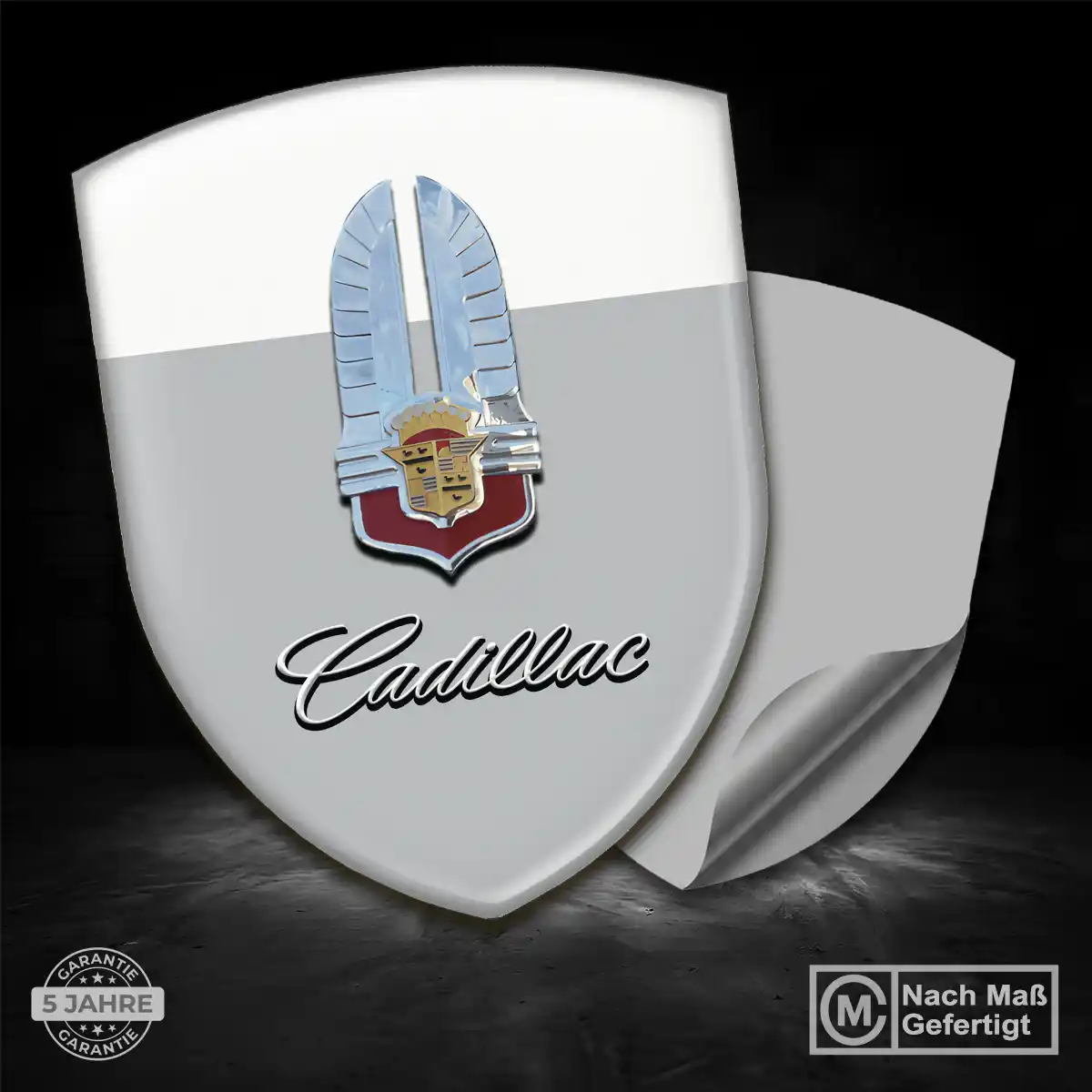 Cadillac Emblem Aufkleber Überzeugende Qualität