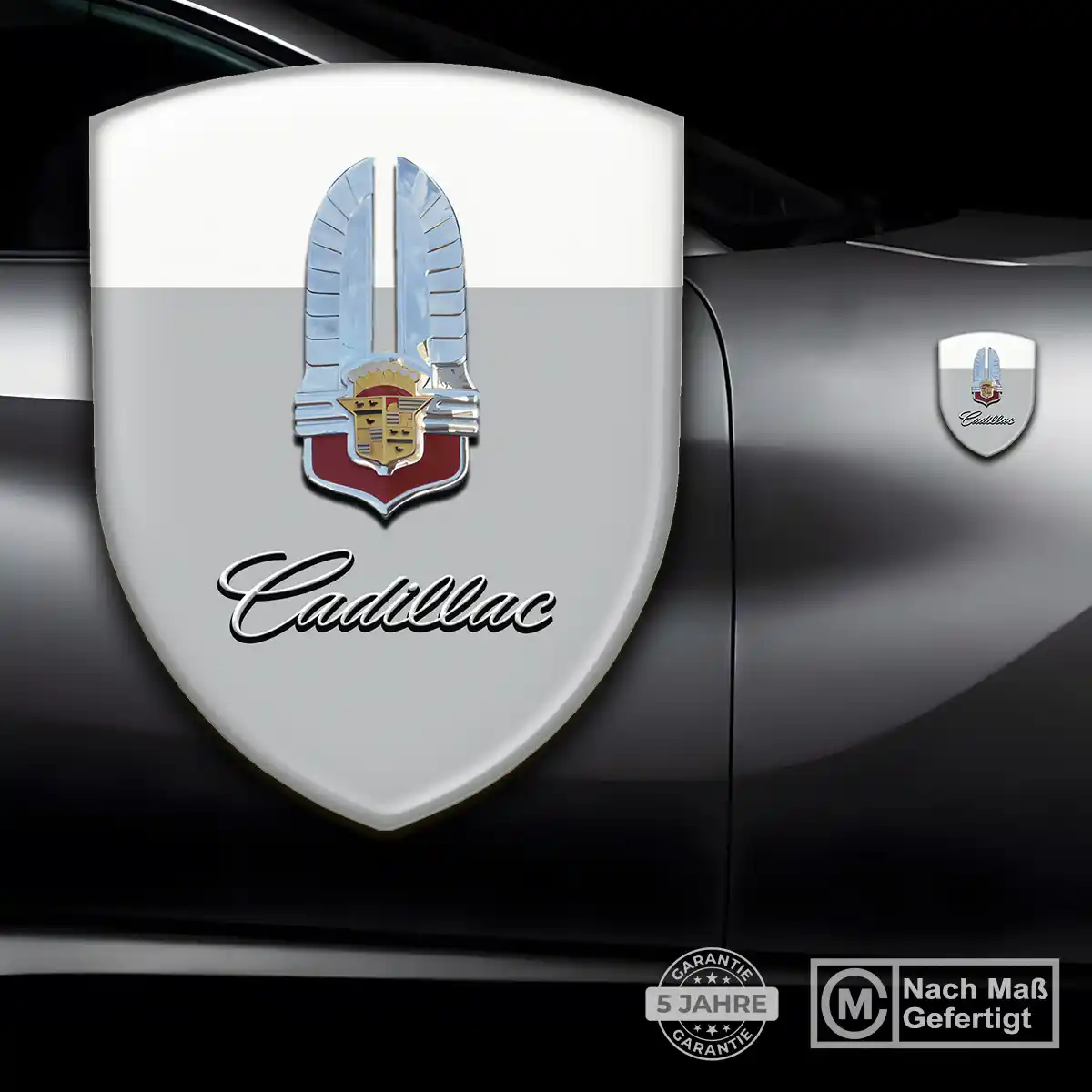 Cadillac Emblem Aufkleber Überzeugende Qualität