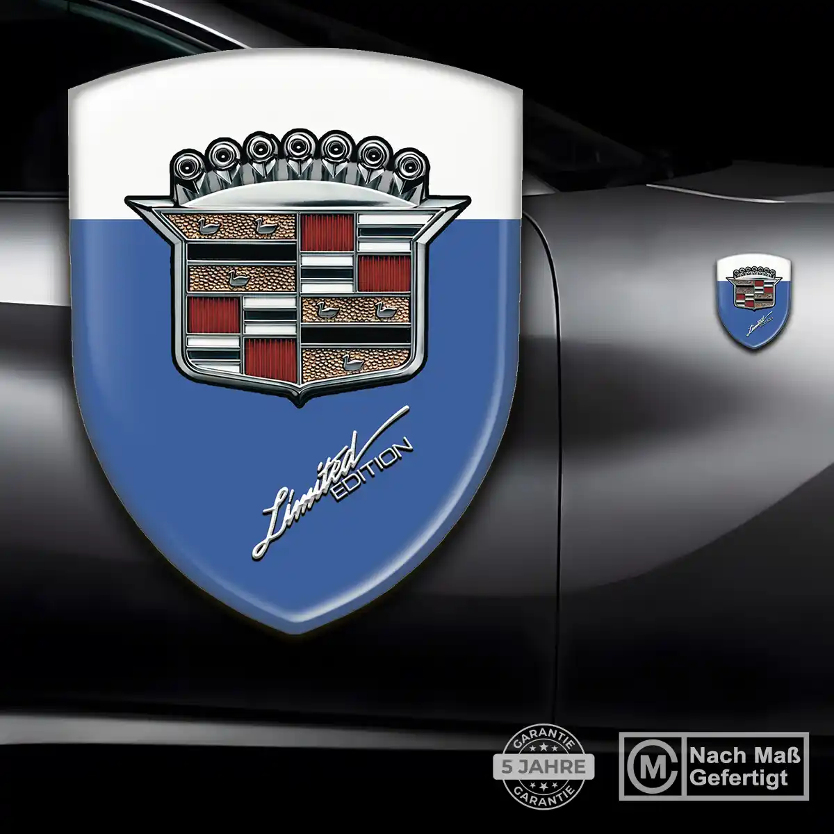 Cadillac Emblem Aufkleber Exklusiv-Edition