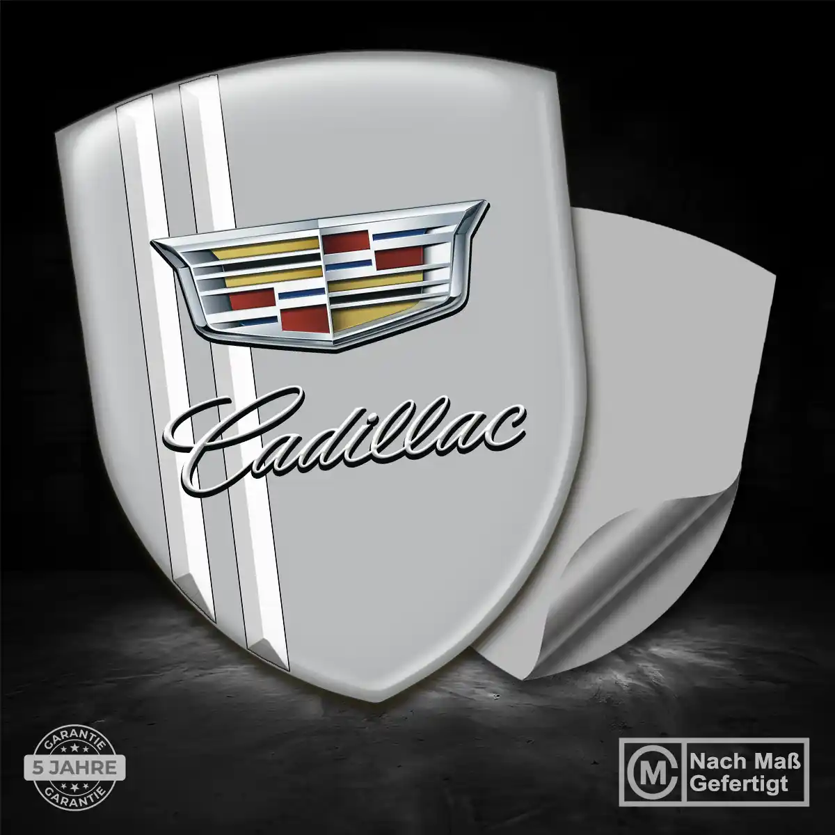 Cadillac Emblem Aufkleber Hochwertiges Harz