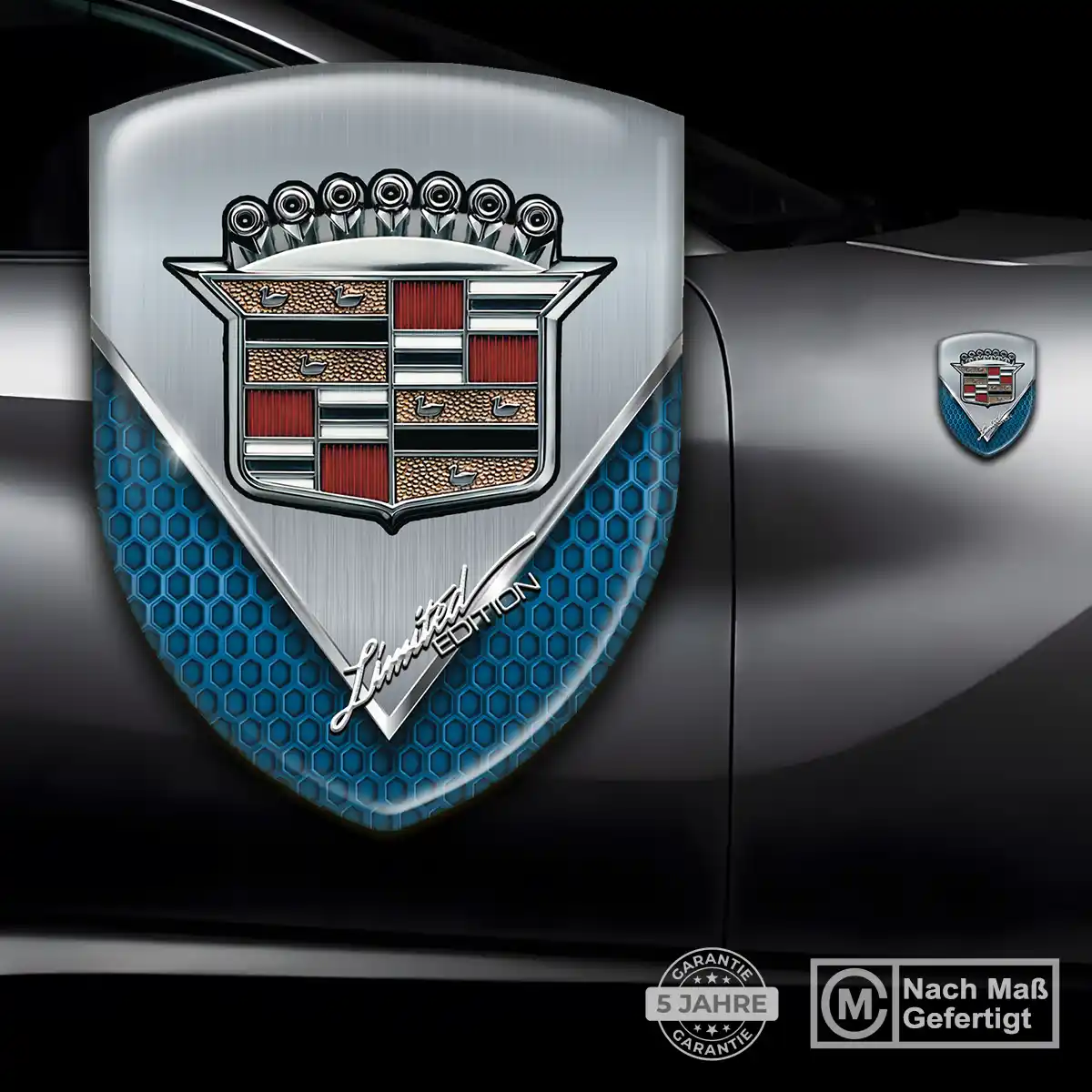 Cadillac Emblem Aufkleber Limitierte Auflage