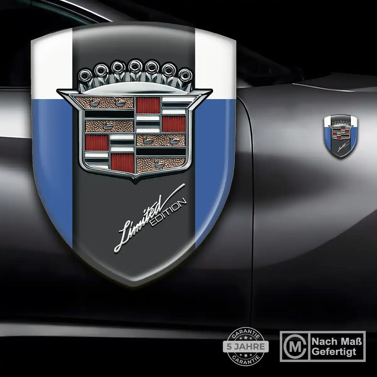 Cadillac Emblem Aufkleber Premiumqualität