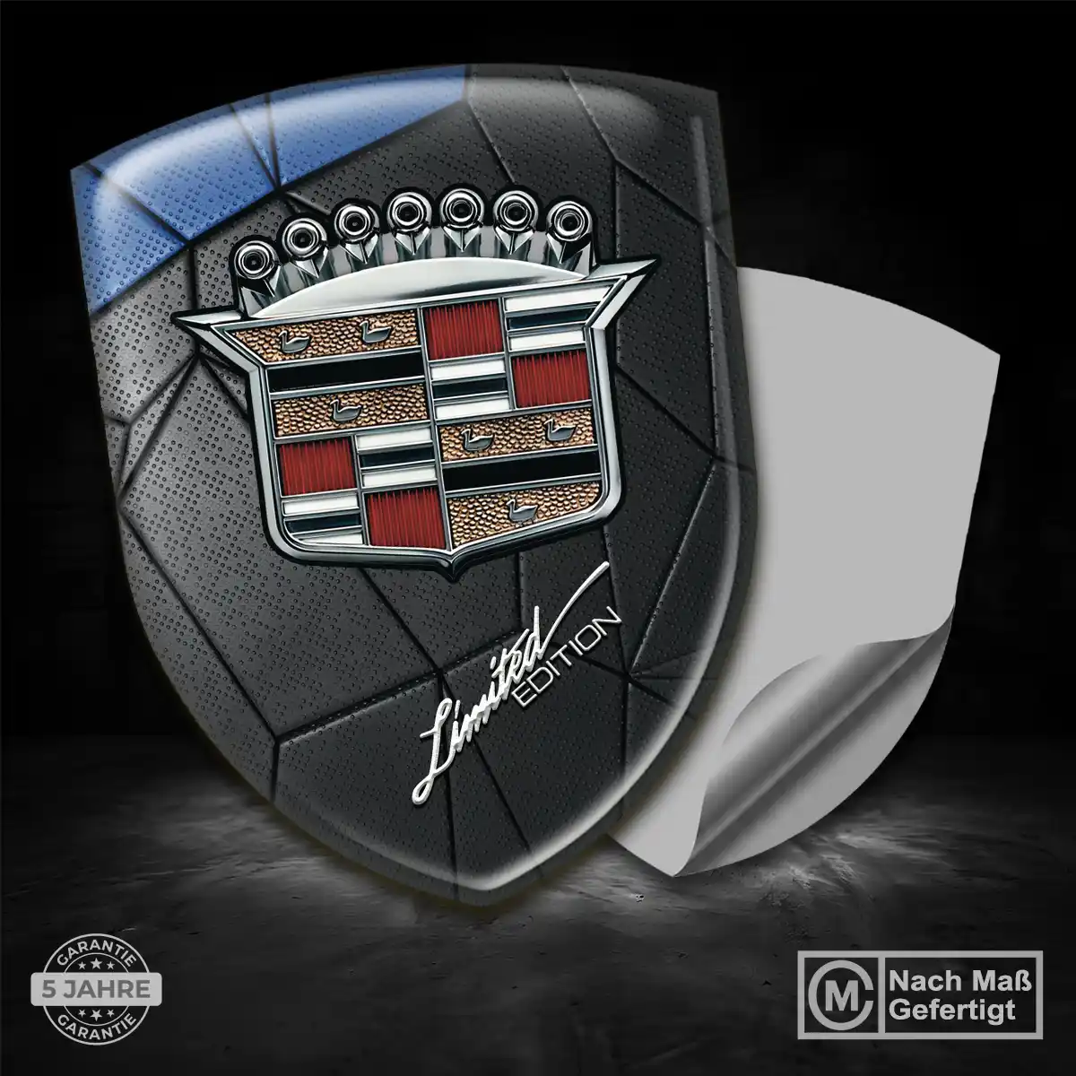 Cadillac Emblem Aufkleber Wappen Anspruchsvolles Design