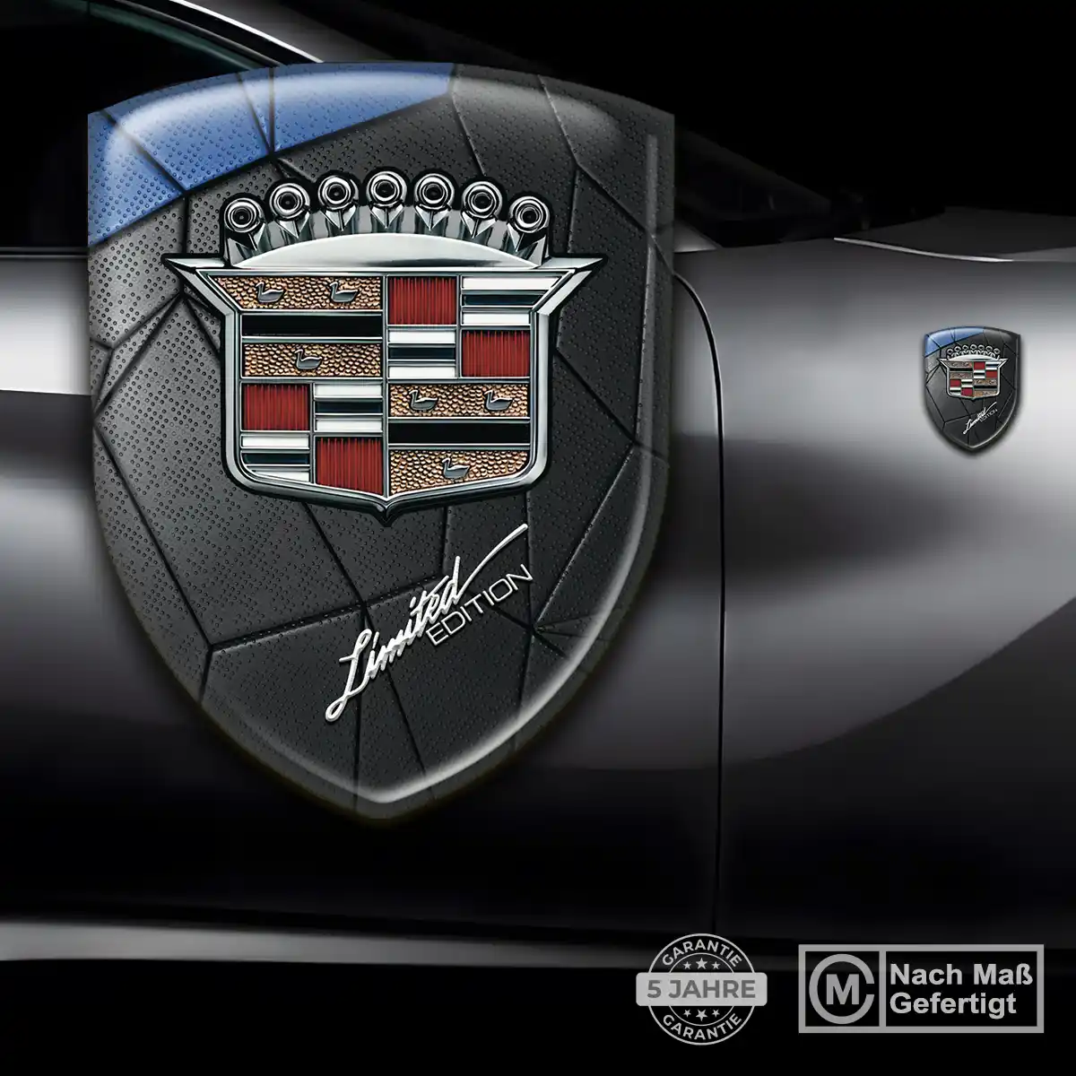 Cadillac Emblem Aufkleber Wappen Anspruchsvolles Design