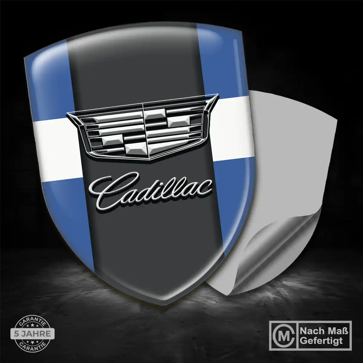 Cadillac Emblem Aufkleber Wappen Auto Edles Design