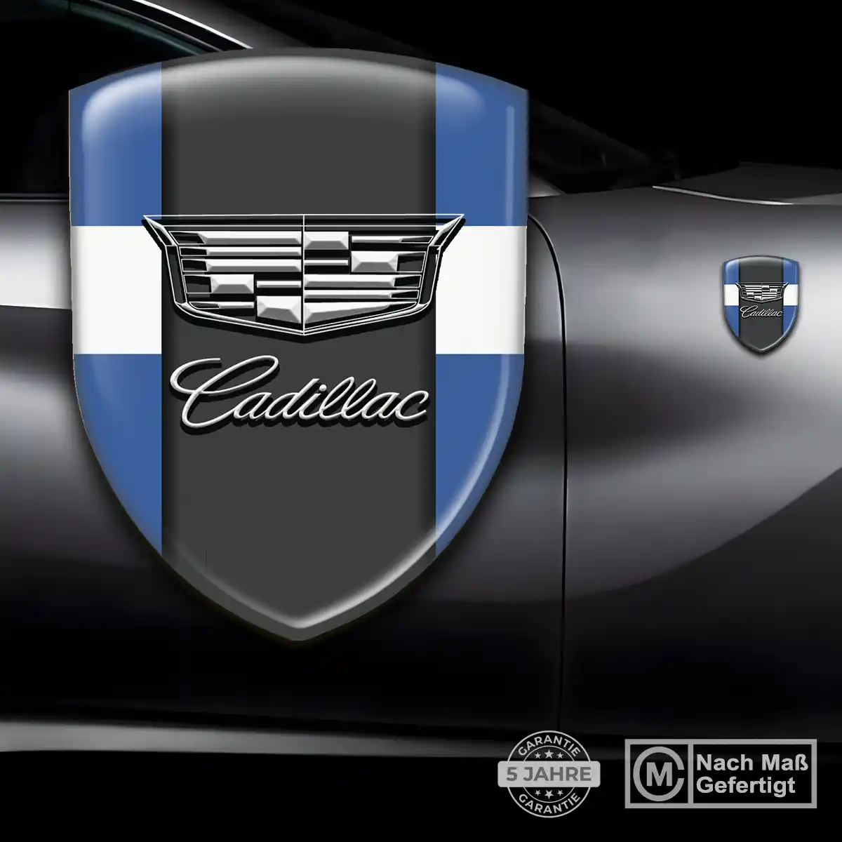 Cadillac Emblem Aufkleber Wappen Auto Edles Design