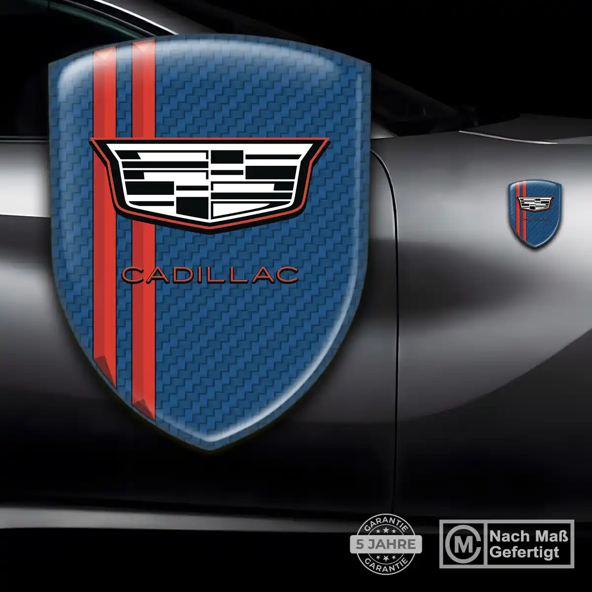 Cadillac Emblem Aufkleber Wappen Auto Elegantes Design