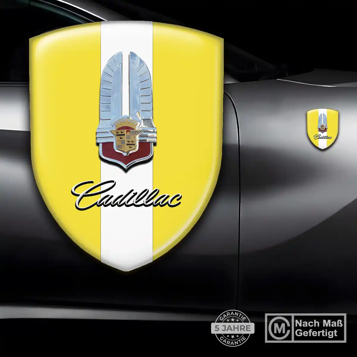 Cadillac Emblem Aufkleber Wappen Auto Erstklassige Qualität