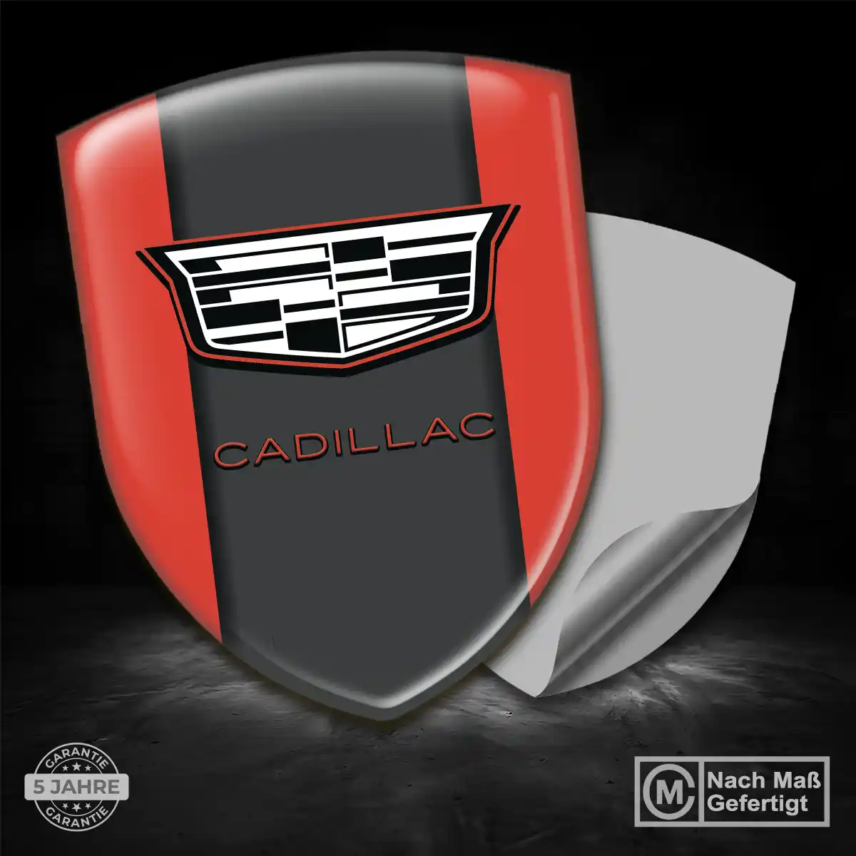 Cadillac Emblem Aufkleber Wappen Auto Hochwertiges Harz