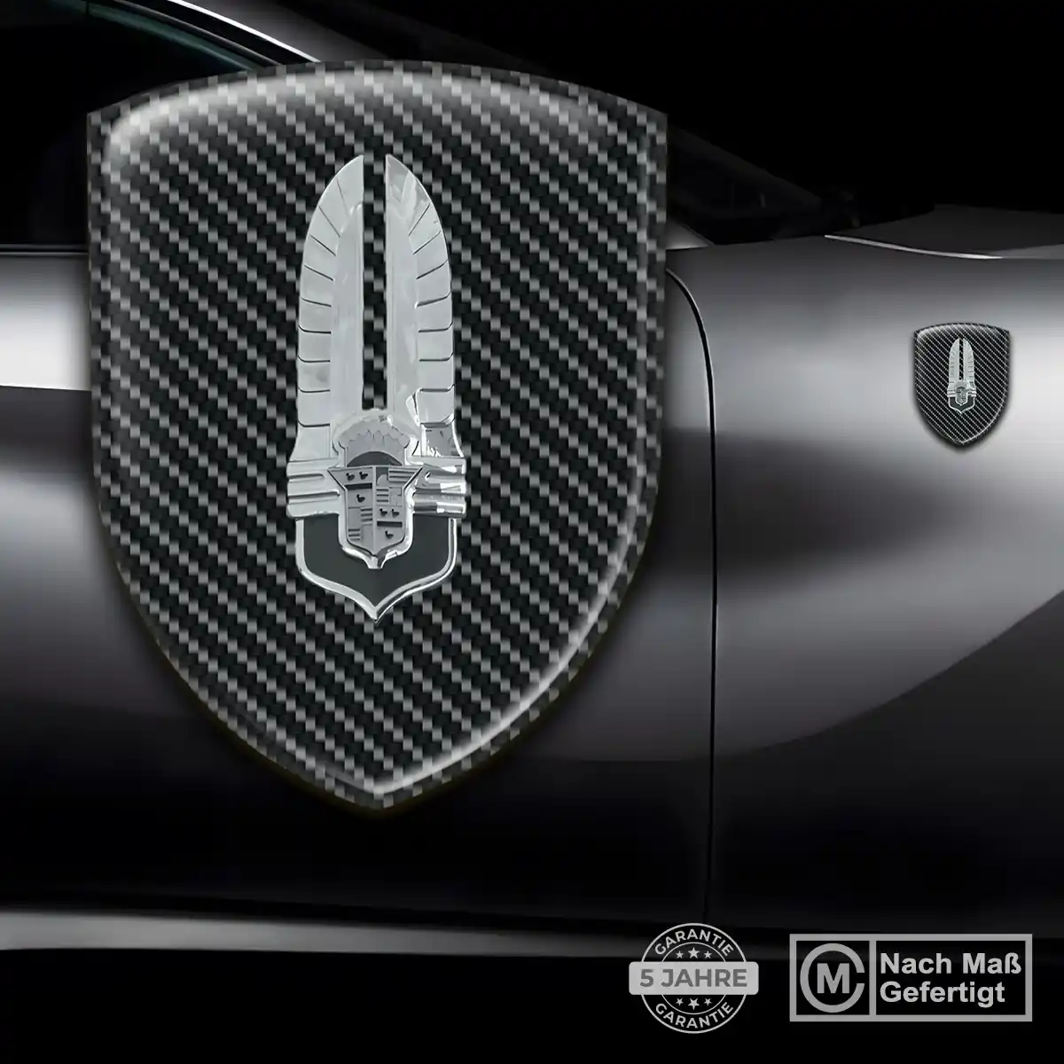 Cadillac Emblem Aufkleber Wappen Auto Interieurdesign