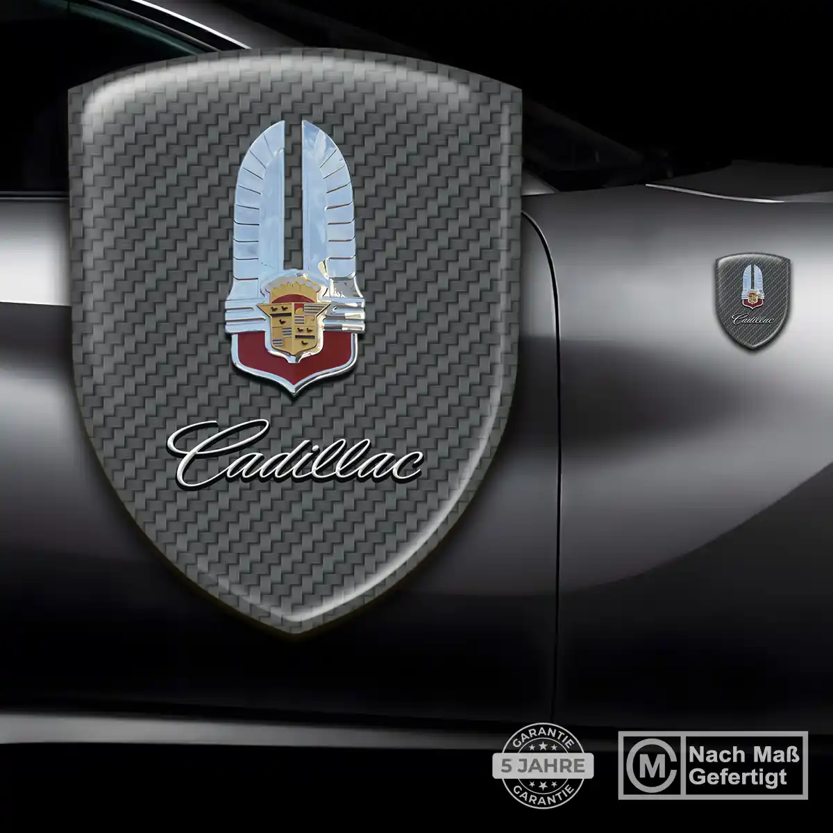 Cadillac Emblem Aufkleber Wappen Auto Luxus-Edition