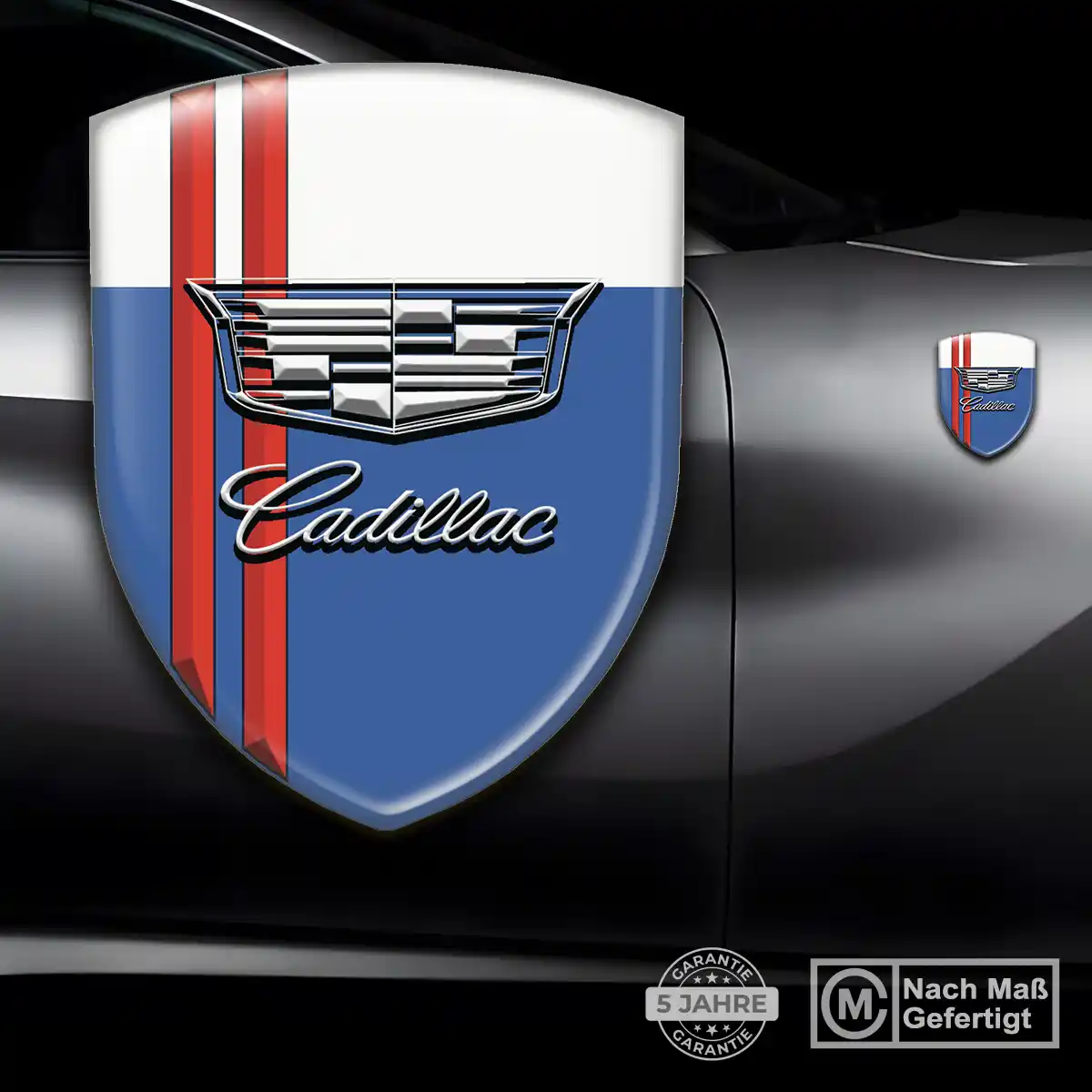 Cadillac Emblem Aufkleber Wappen Auto Markenedition