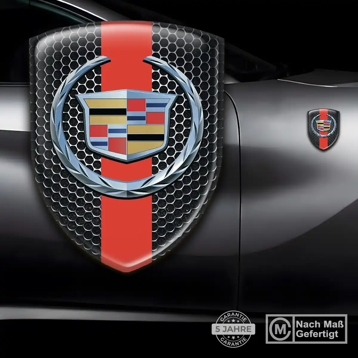 Cadillac Emblem Aufkleber Wappen Auto Premiumqualität