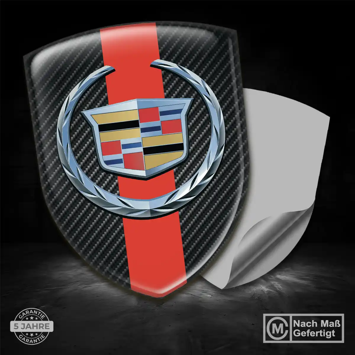 Cadillac Emblem Aufkleber Wappen Auto Stilvolles Design