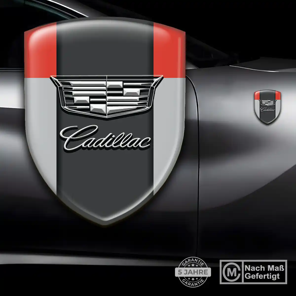Cadillac Emblem Aufkleber Wappen Elegantes Design