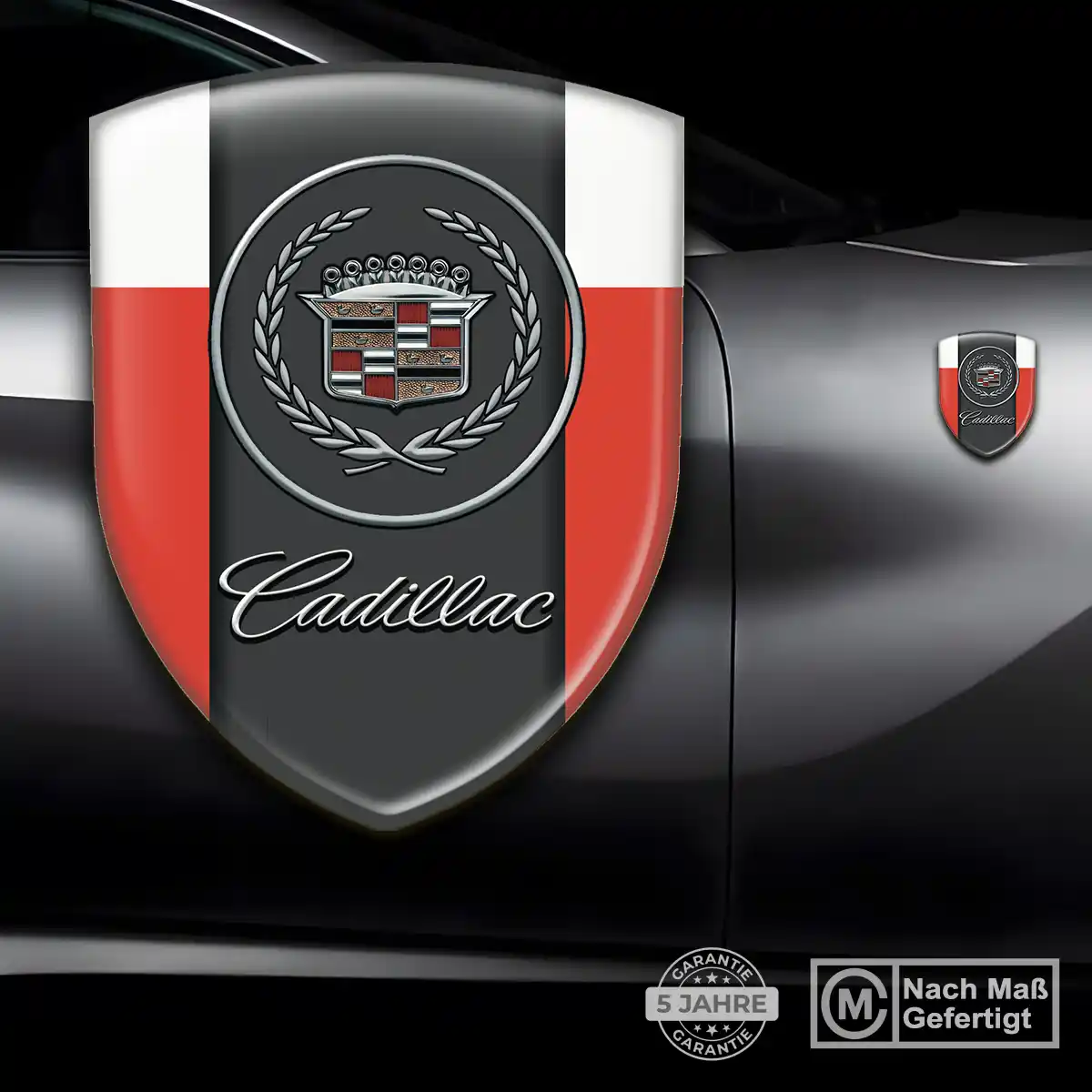 Cadillac Emblem Aufkleber Wappen Exterieurdesign
