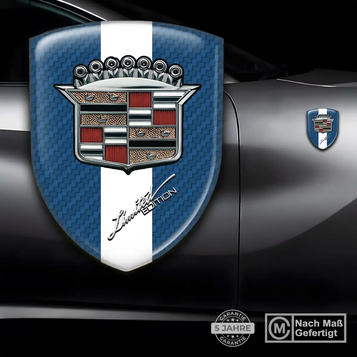 Cadillac Emblem Aufkleber Wappen Limitierte Auflage