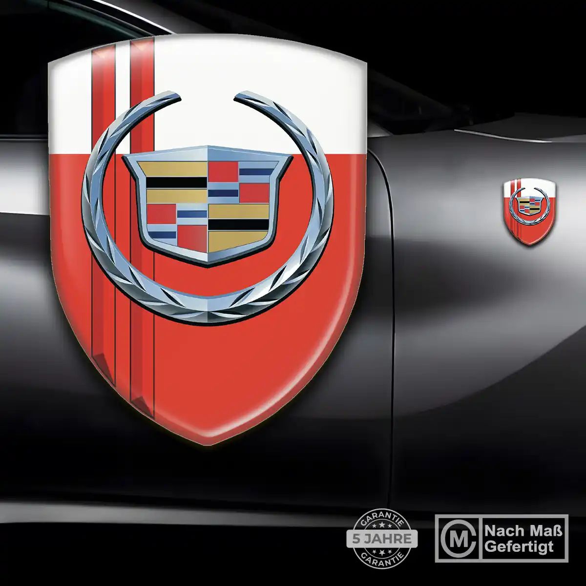 Cadillac Emblem Aufkleber Wappen Luxus-Edition