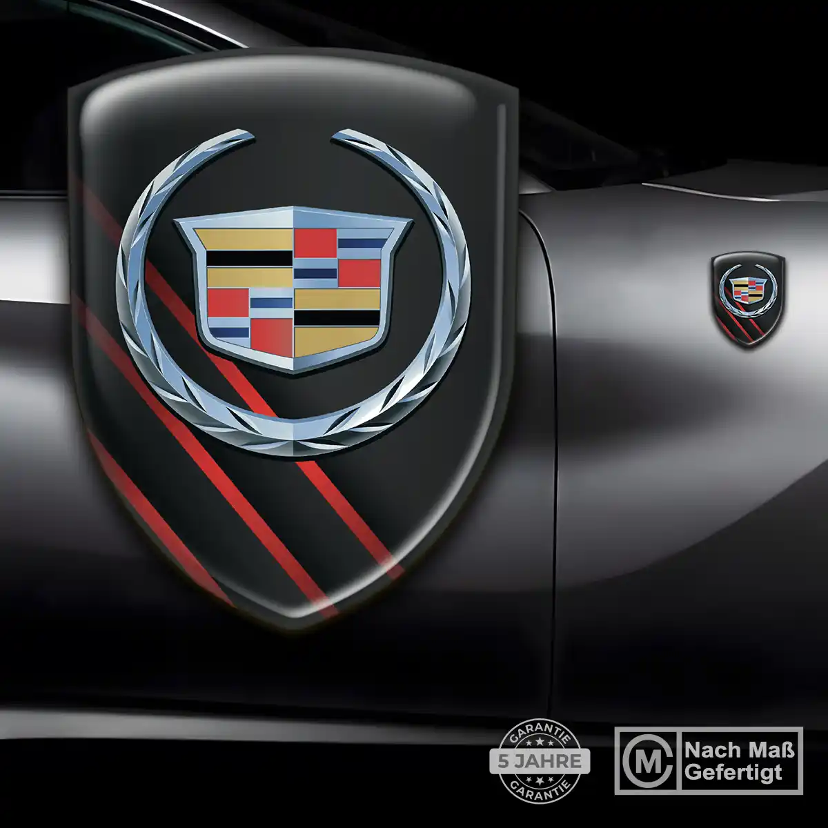 Cadillac Emblem Aufkleber Wappen Premium-Edition