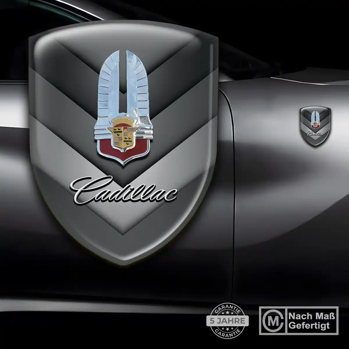Cadillac Emblem Aufkleber Wappen Spitzenqualität