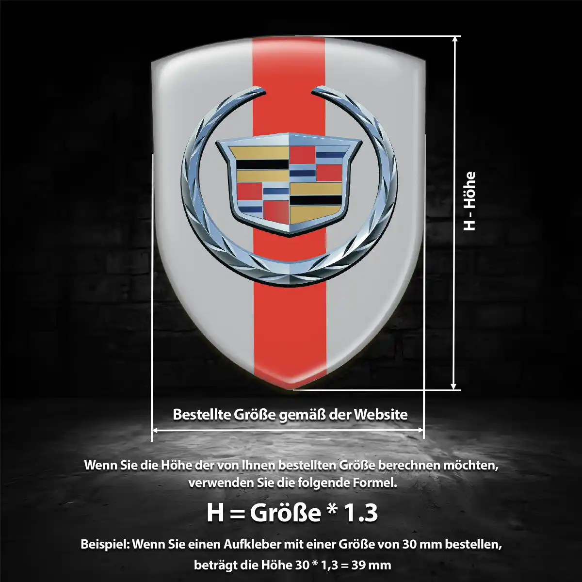 Cadillac Emblem Auto Ausdrucksstarkes Design
