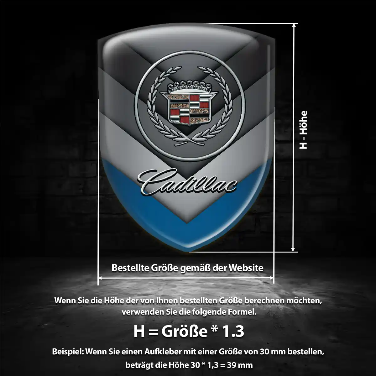 Cadillac Emblem Auto Überzeugende Qualität