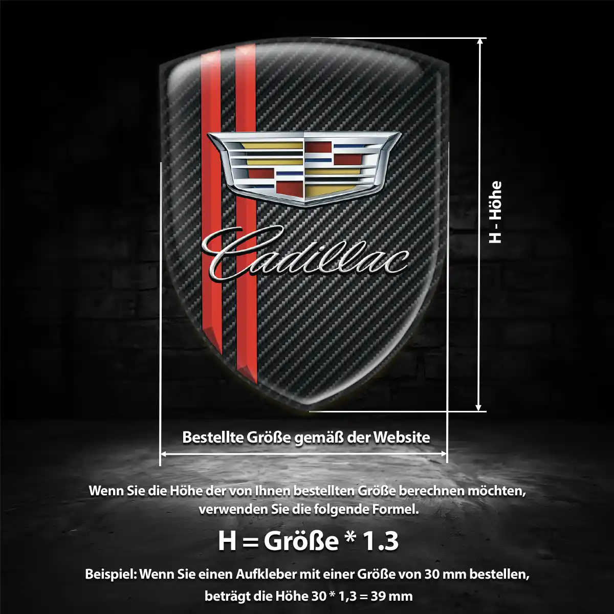 Cadillac Emblem Auto Hochwertiges Harz