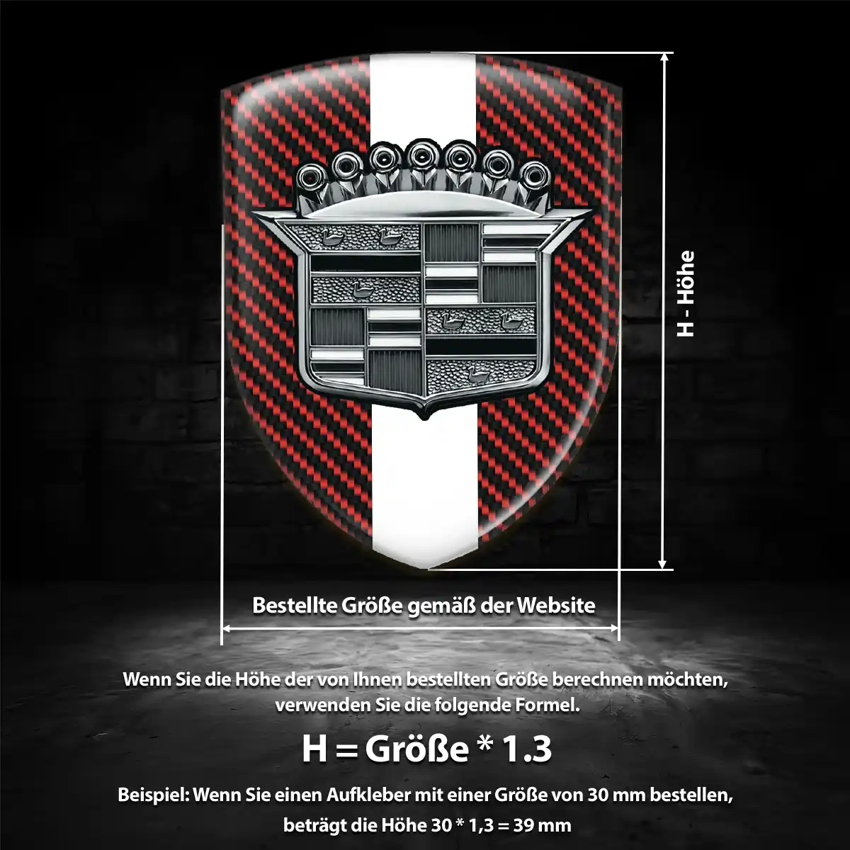 Cadillac Emblem Auto Hohe Qualität
