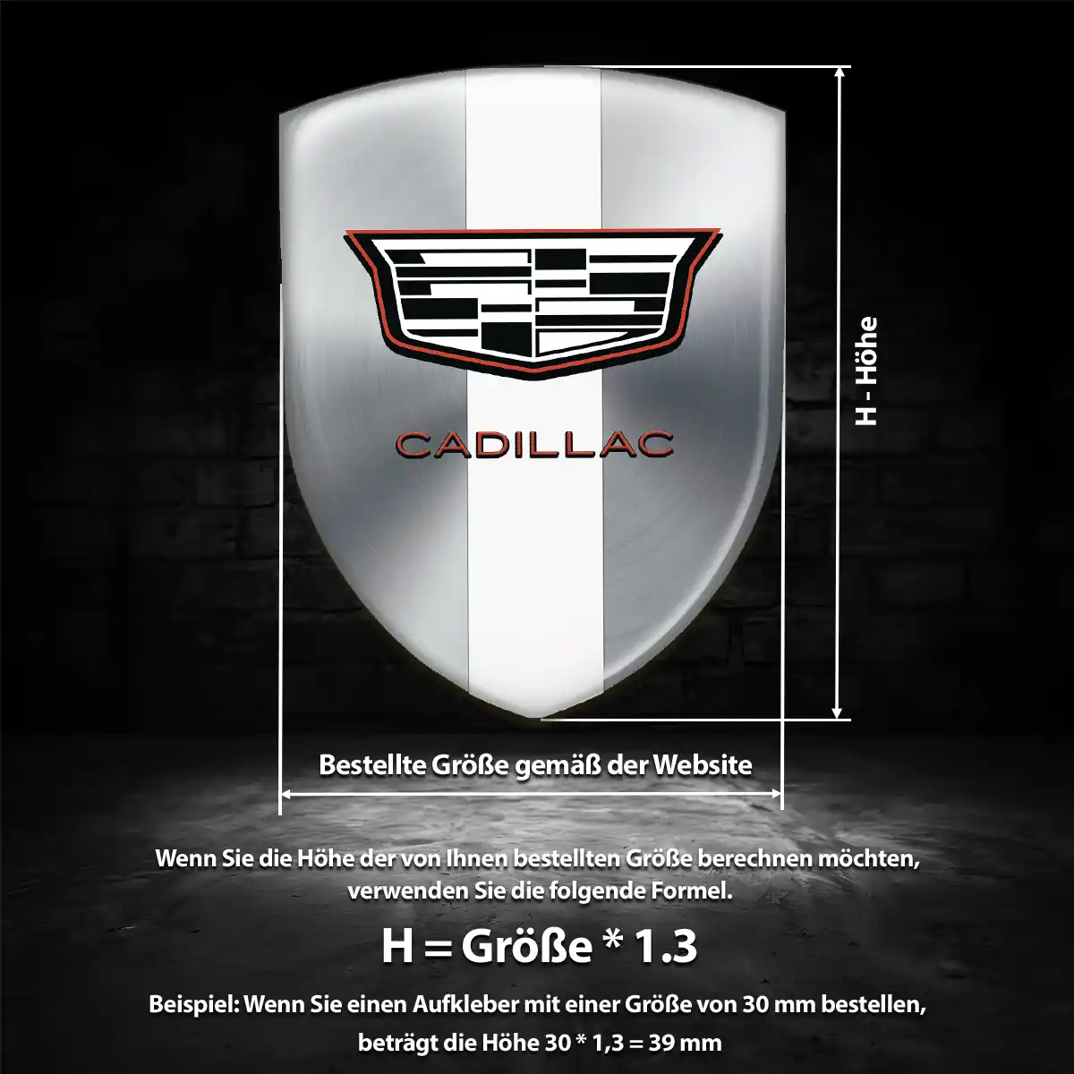 Cadillac Emblem Auto Premium-Edition