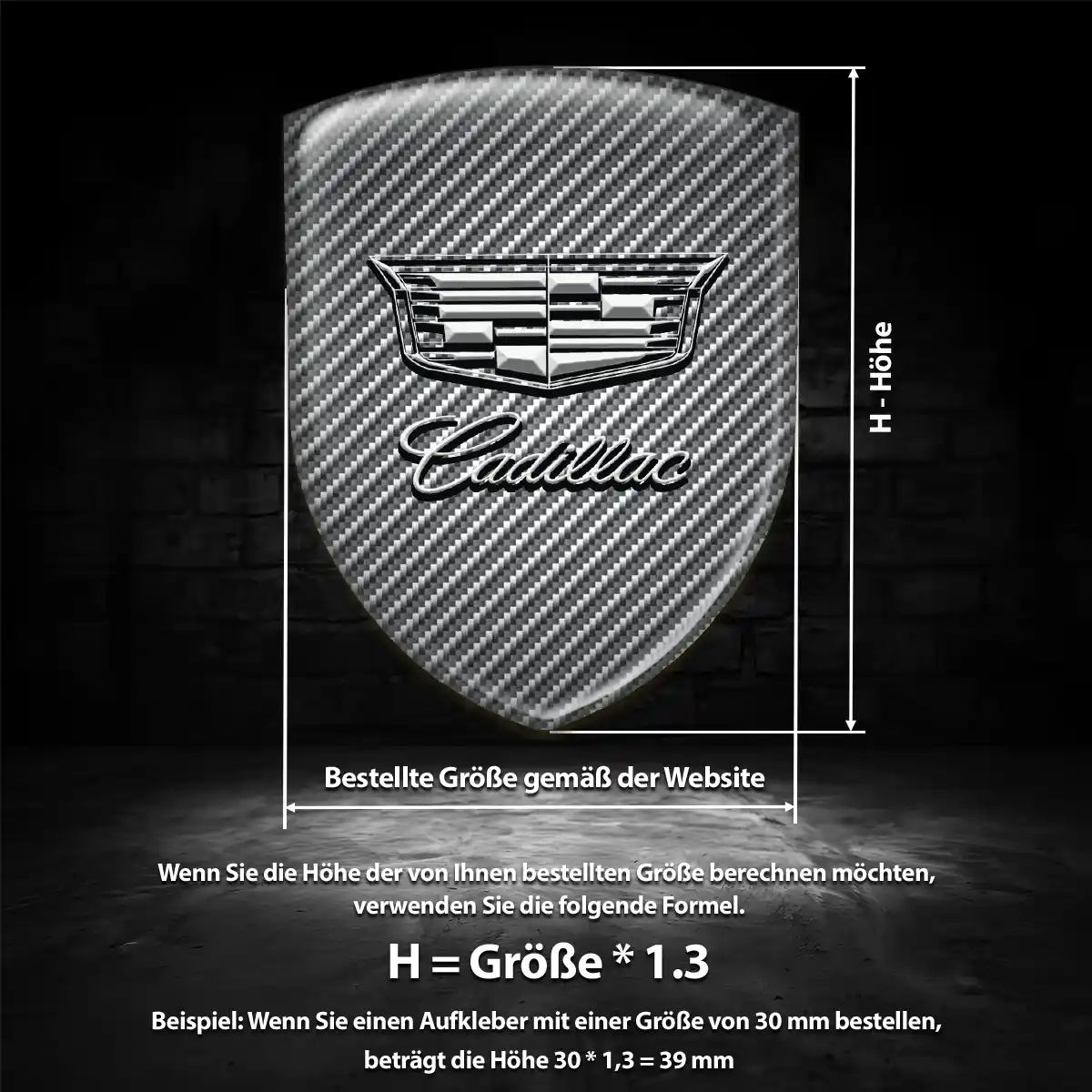 Cadillac Emblem Auto Premiumqualität