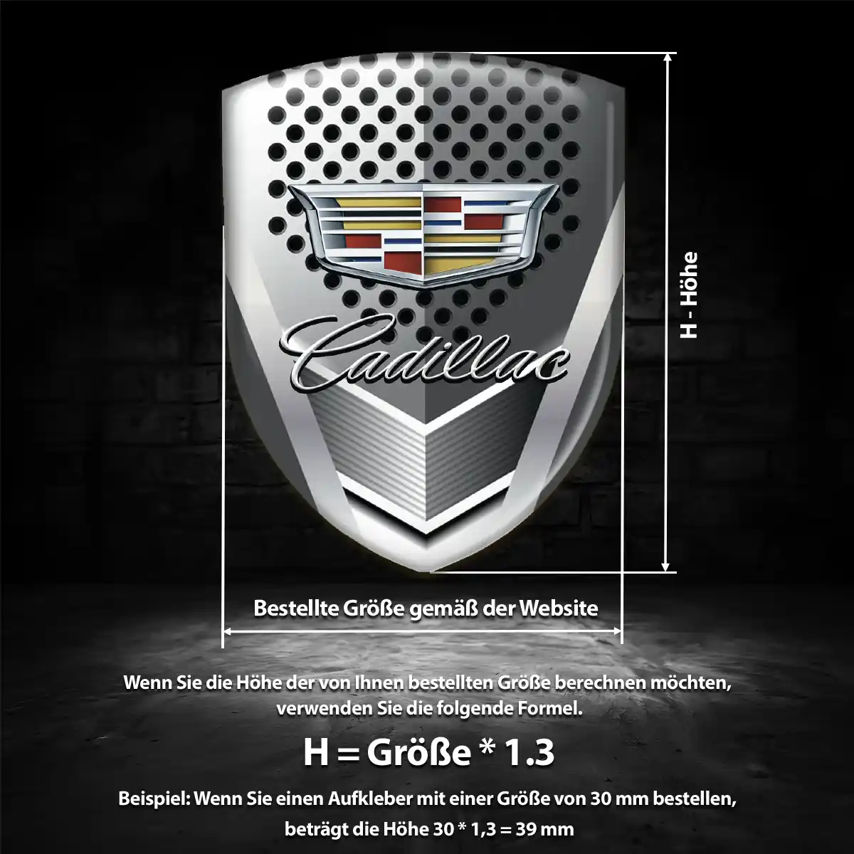 Cadillac Emblem Überzeugende Qualität