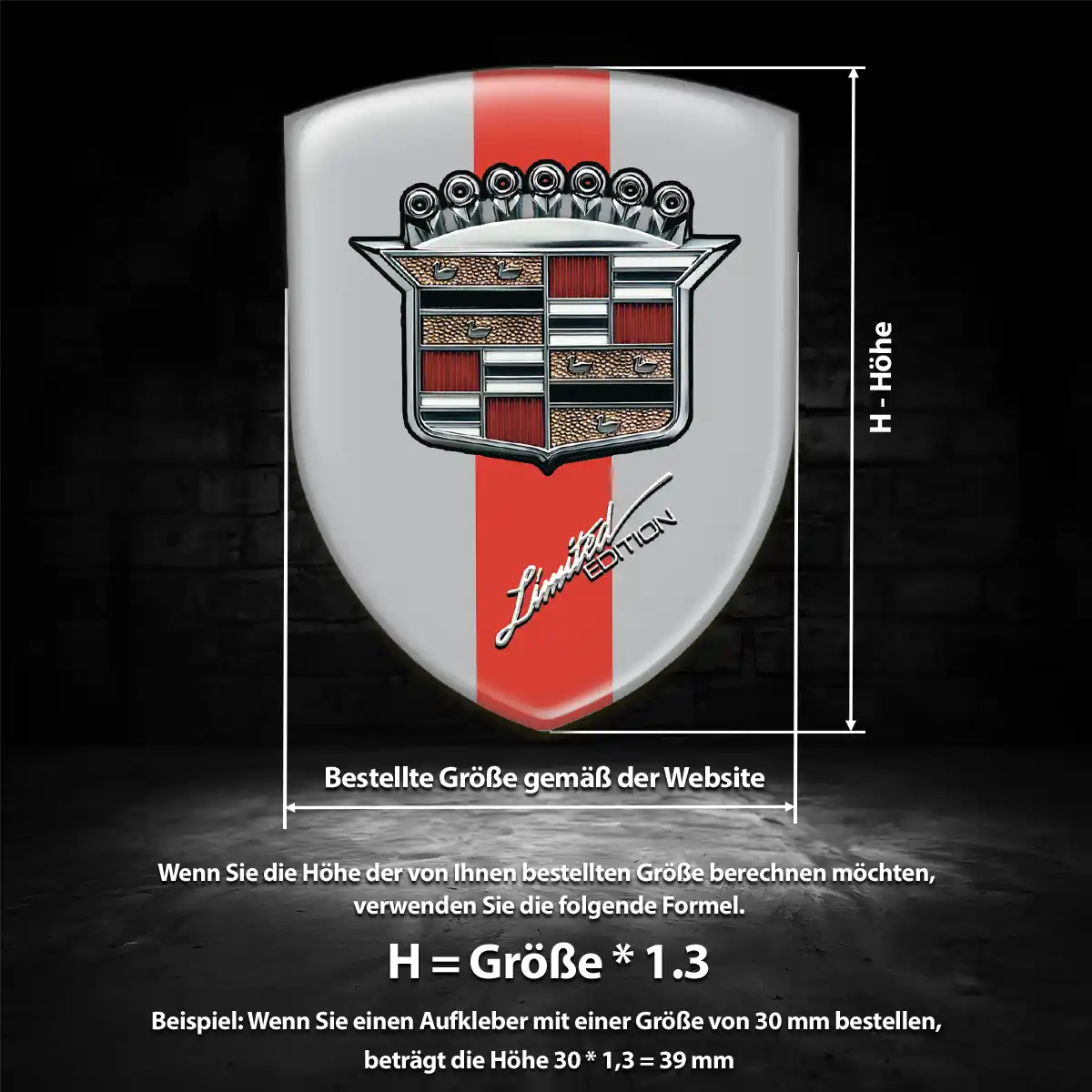 Cadillac Emblem Erstklassige Qualität