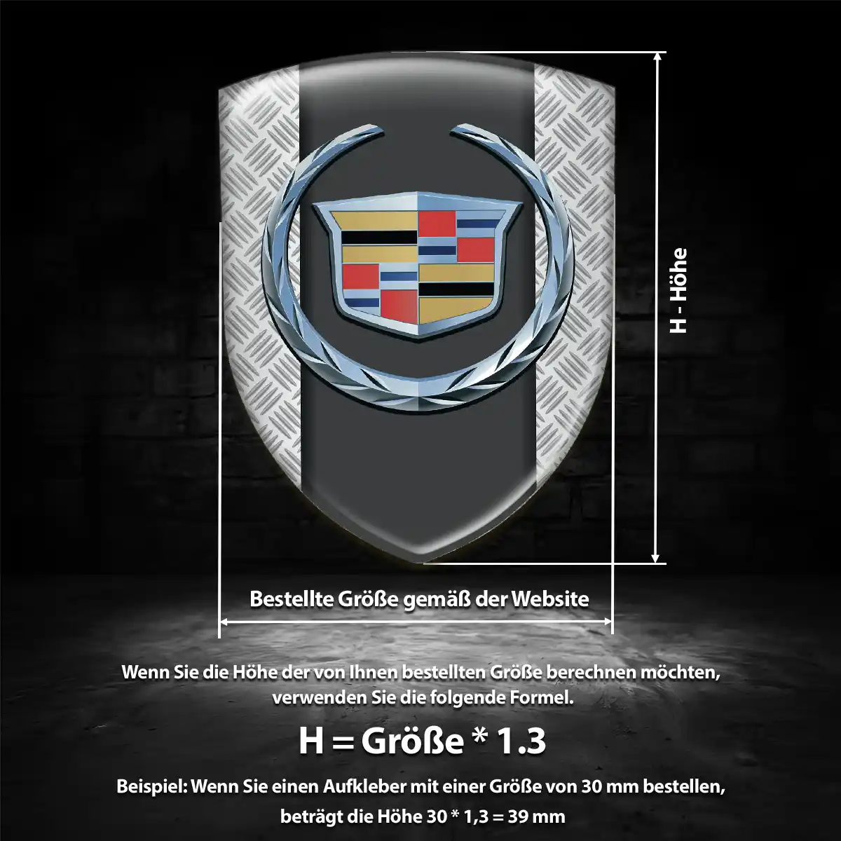 Cadillac Emblem Höchste Qualität