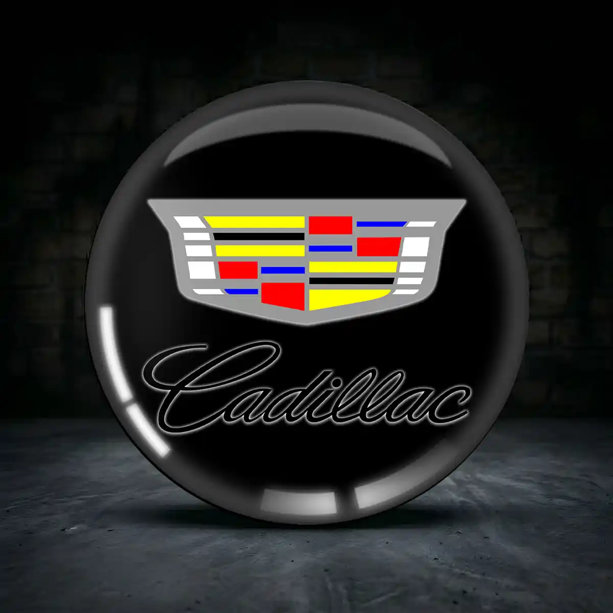 Cadillac Emblem Silikon Aufkleber Radkappen Luxus-Edition