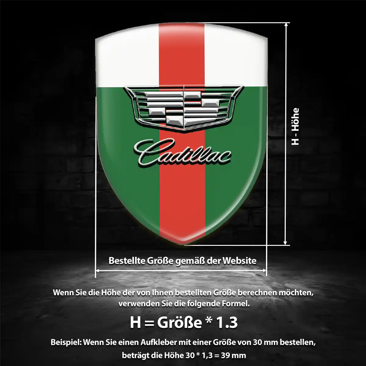 Cadillac Emblem Spitzenqualität