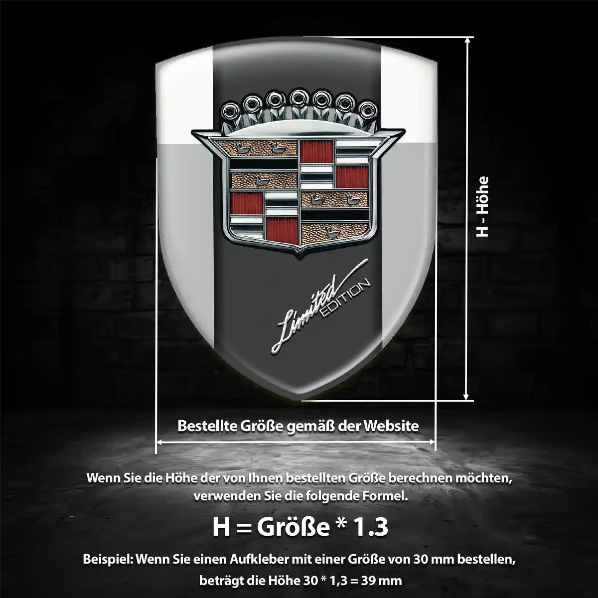 Cadillac Emblem Stilvolles Design