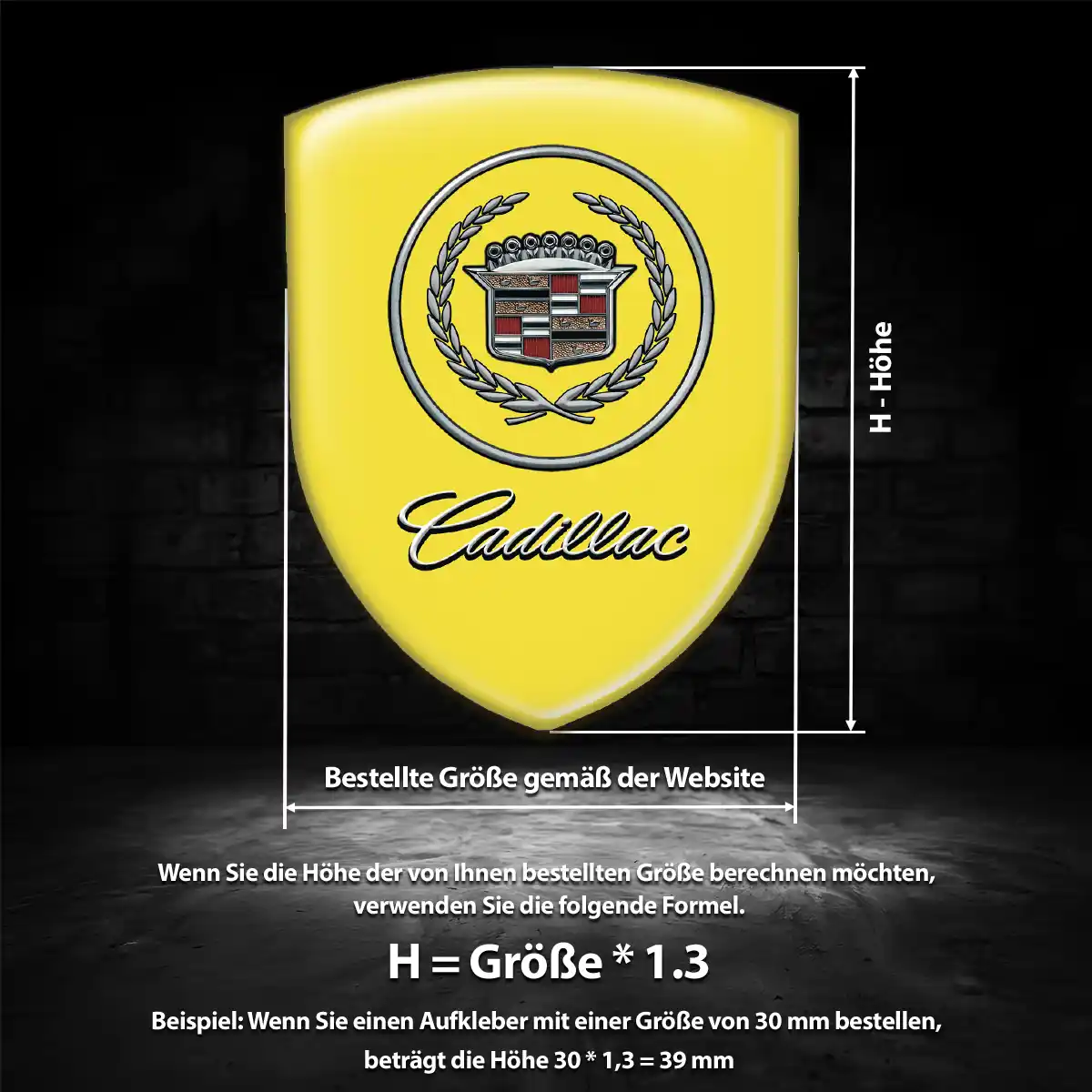 Cadillac Emblem Wappen Anspruchsvolles Design