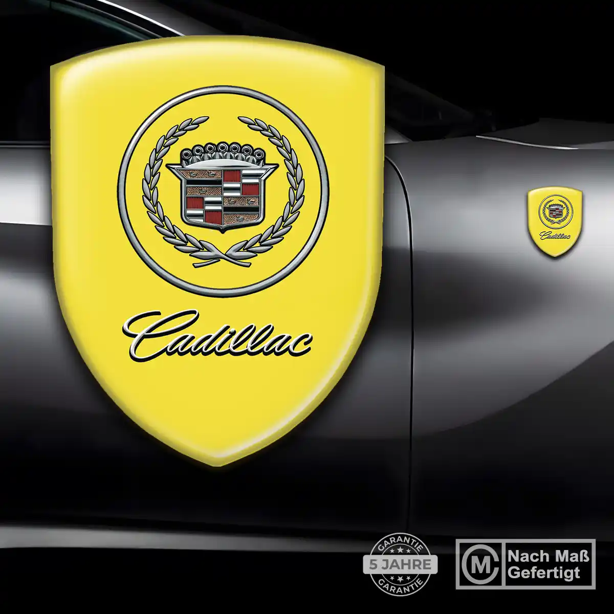 Cadillac Emblem Wappen Anspruchsvolles Design