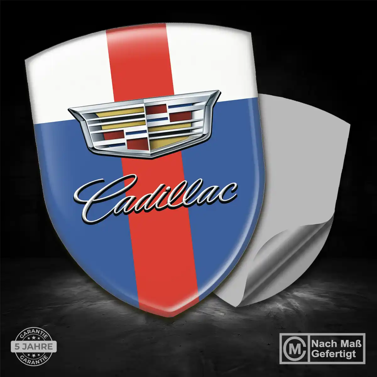 Cadillac Emblem Wappen Aufkleber Anspruchsvolles Design