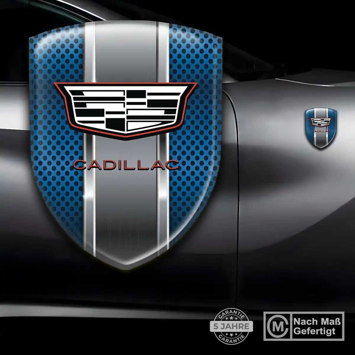 Cadillac Emblem Wappen Aufkleber Auto Elegantes Design