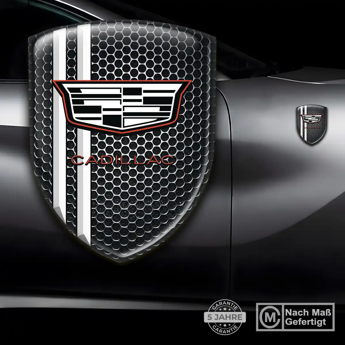 Cadillac Emblem Wappen Aufkleber Auto Exterieurdesign