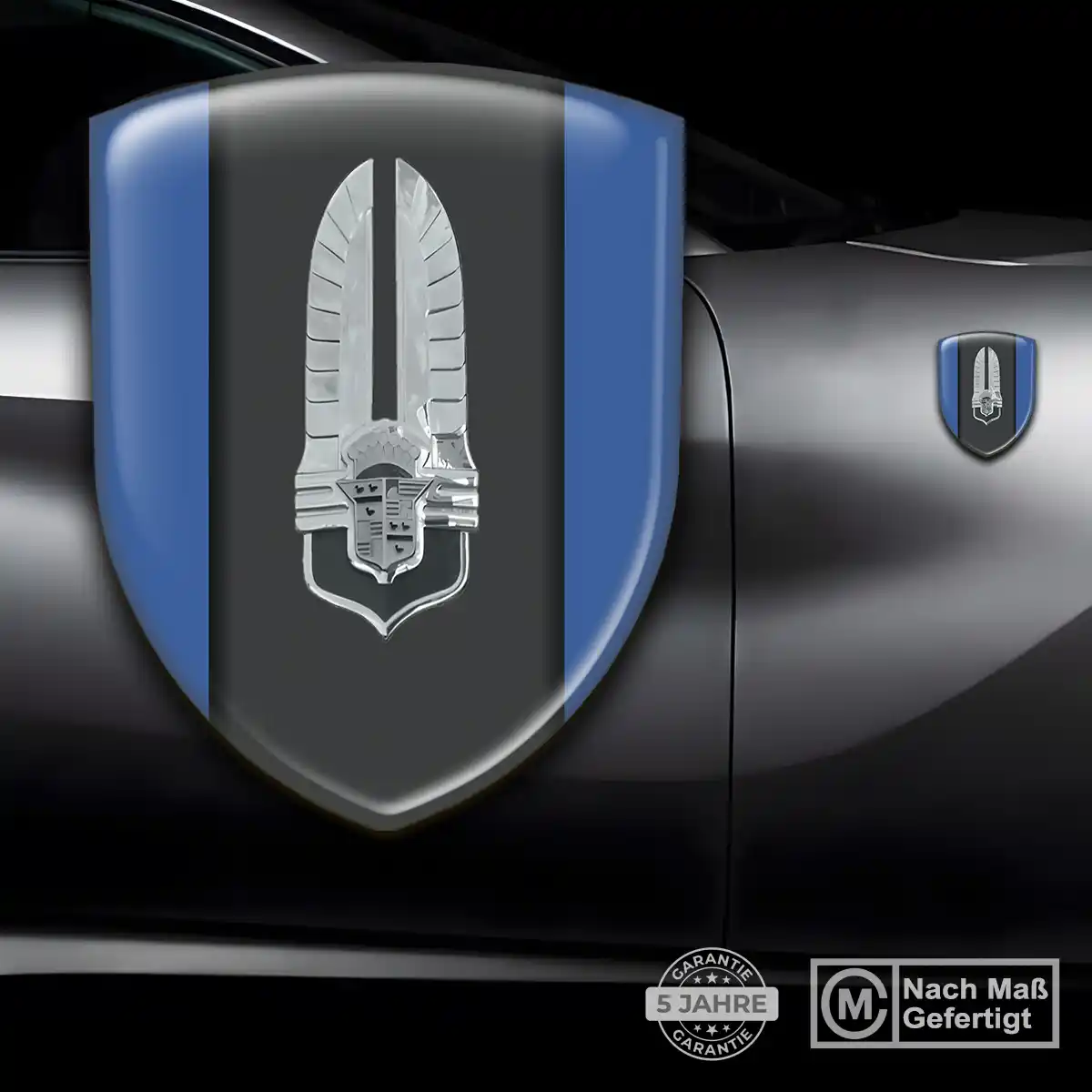 Cadillac Emblem Wappen Aufkleber Auto Höchste Qualität