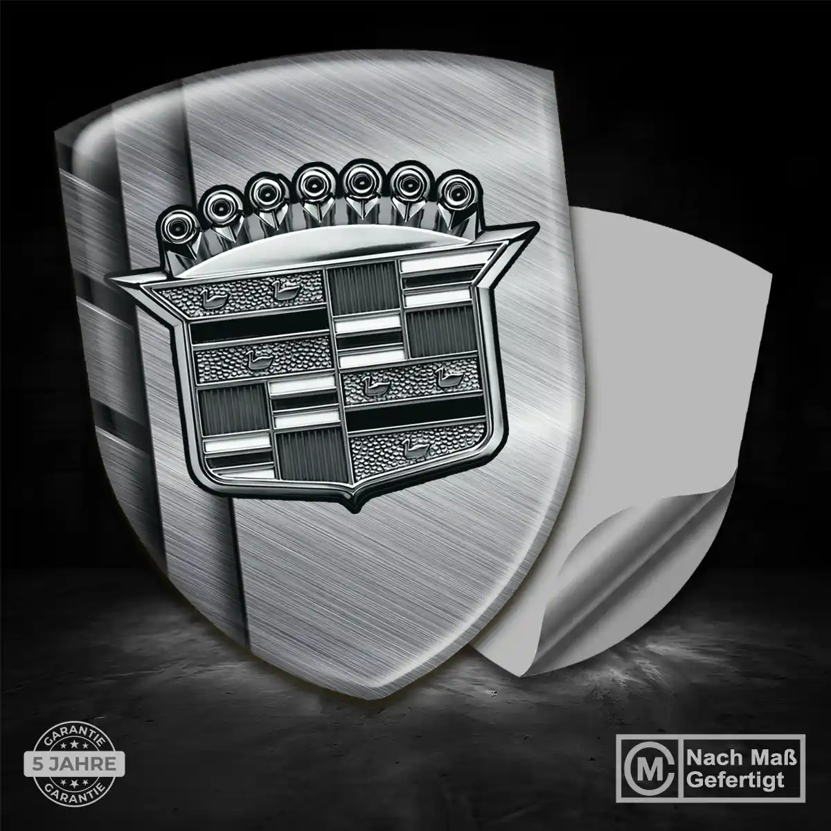 Cadillac Emblem Wappen Aufkleber Auto Interieurdesign