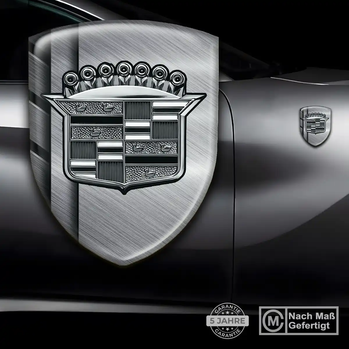 Cadillac Emblem Wappen Aufkleber Auto Interieurdesign