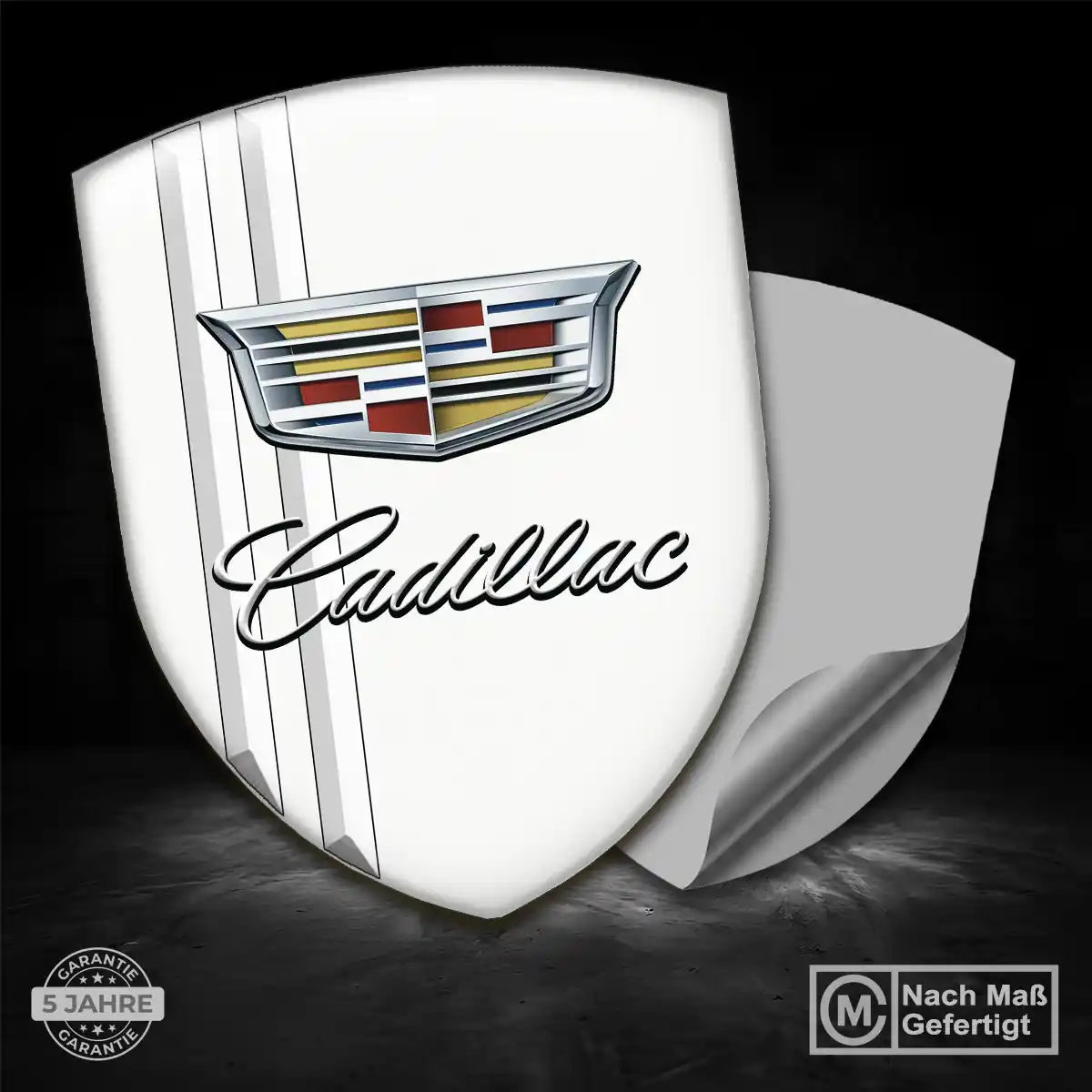 Cadillac Emblem Wappen Aufkleber Auto Stilvolles Design