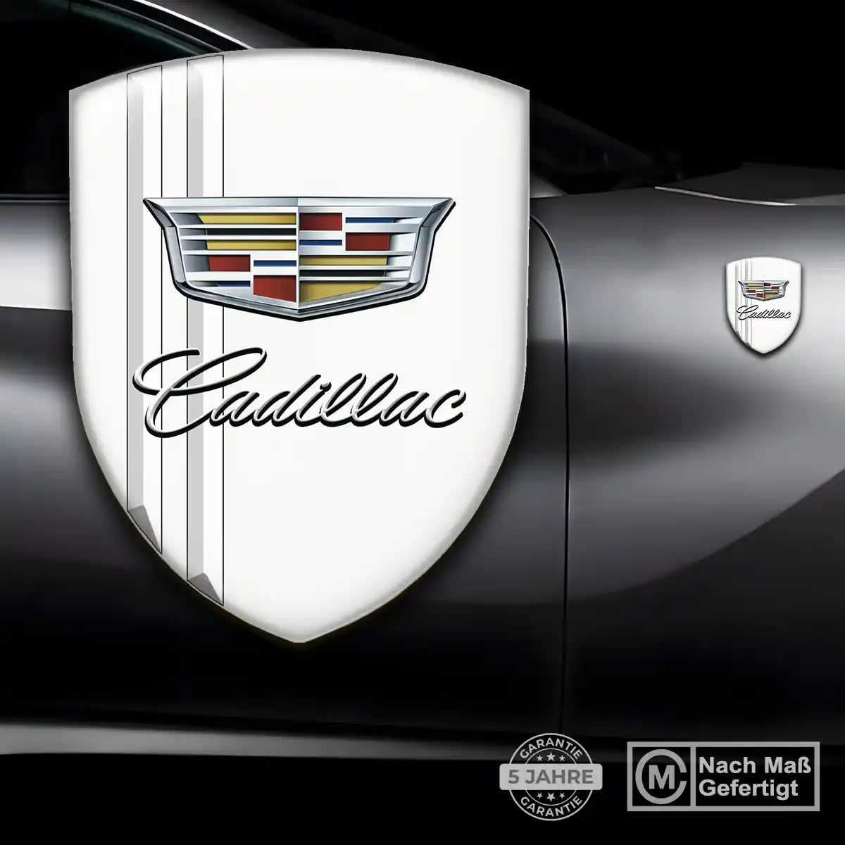 Cadillac Emblem Wappen Aufkleber Auto Stilvolles Design