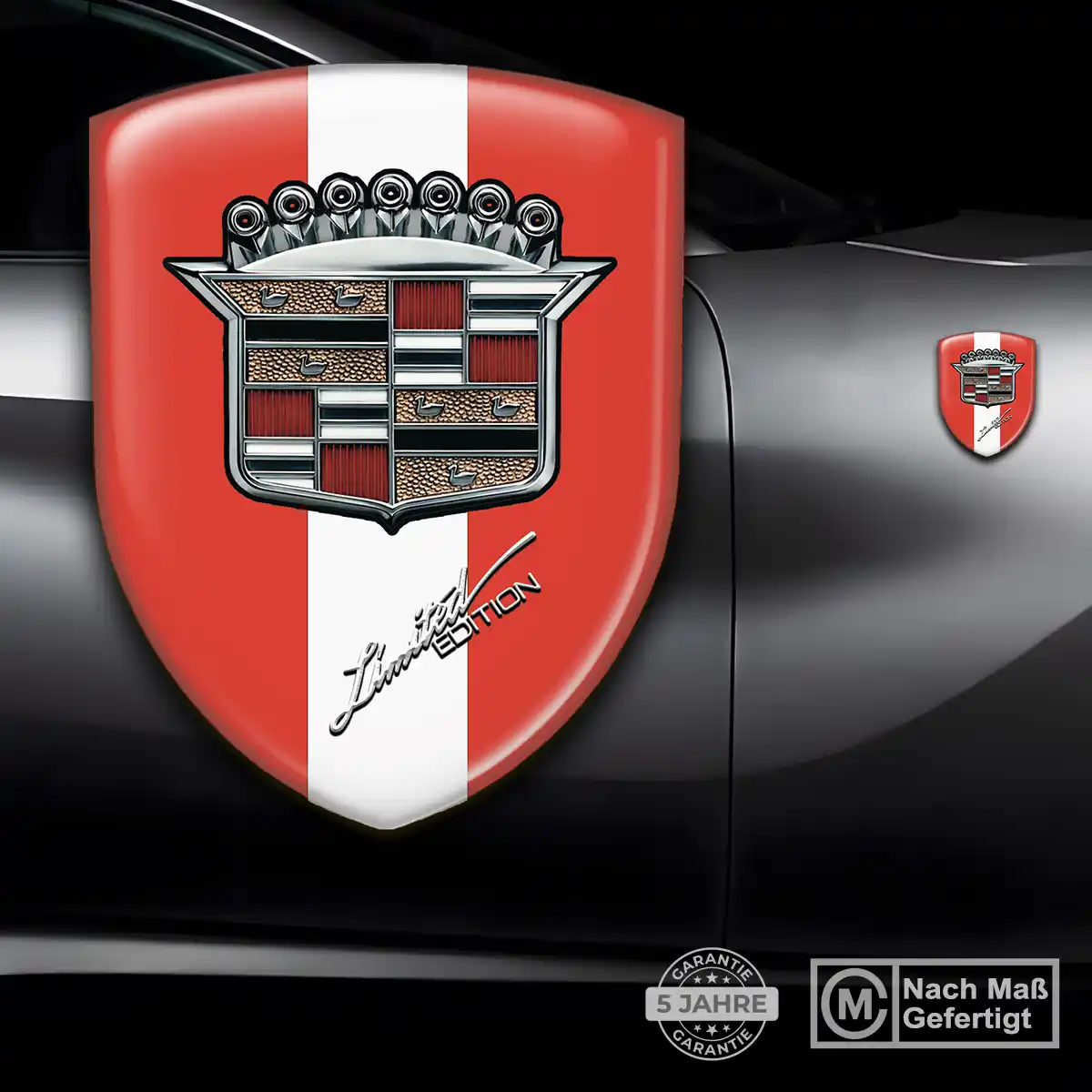 Cadillac Emblem Wappen Aufkleber Überzeugende Qualität
