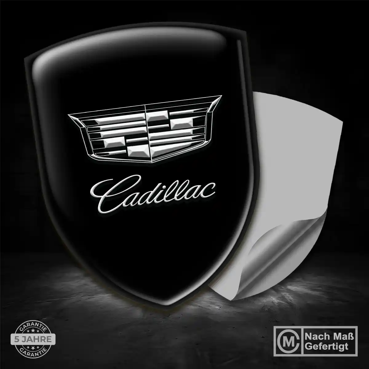 Cadillac Emblem Wappen Aufkleber Höchste Qualität
