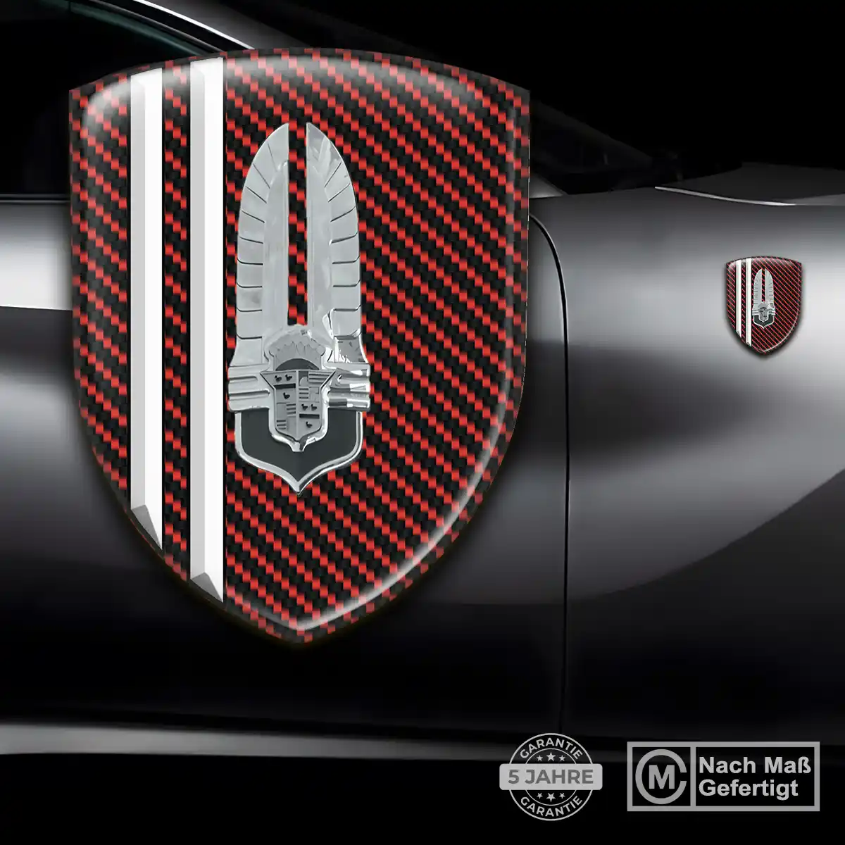 Cadillac Emblem Wappen Aufkleber Limitierte Auflage