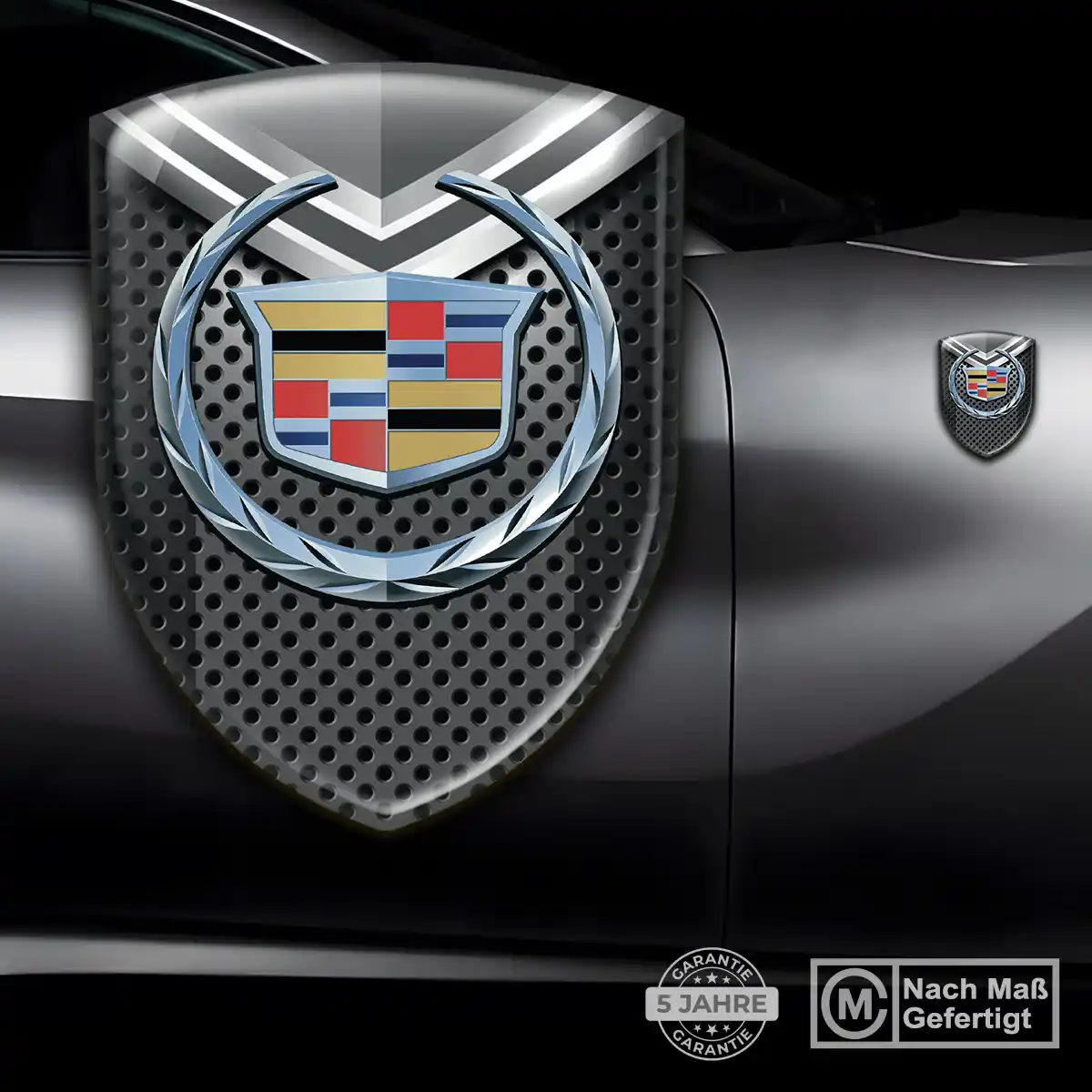 Cadillac Emblem Wappen Aufkleber Markenedition